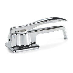 ocelco die cast pill crusher close-up shows chrome finish