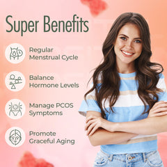 OCG Myo-D-Chiro Gummies peach close-up highlighting sugar-free peach flavor