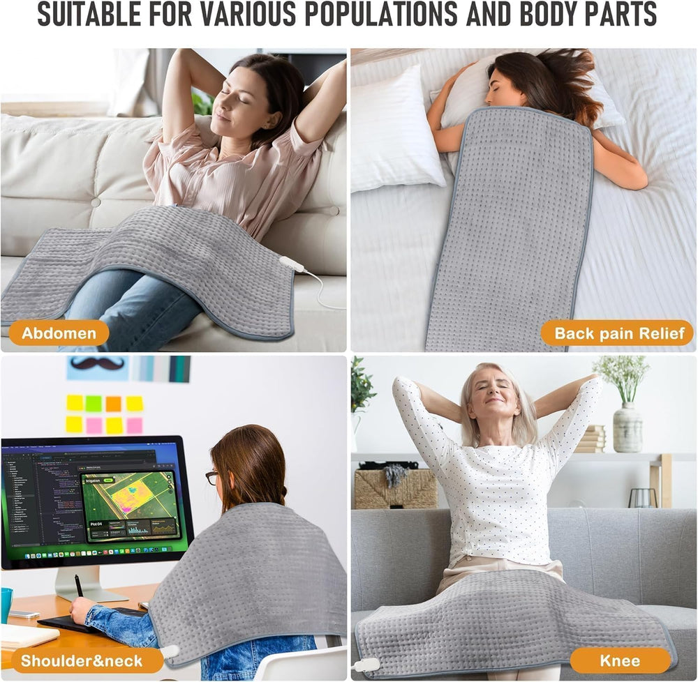 OCSOSO bendable heating pad conforms to your body for versatile use