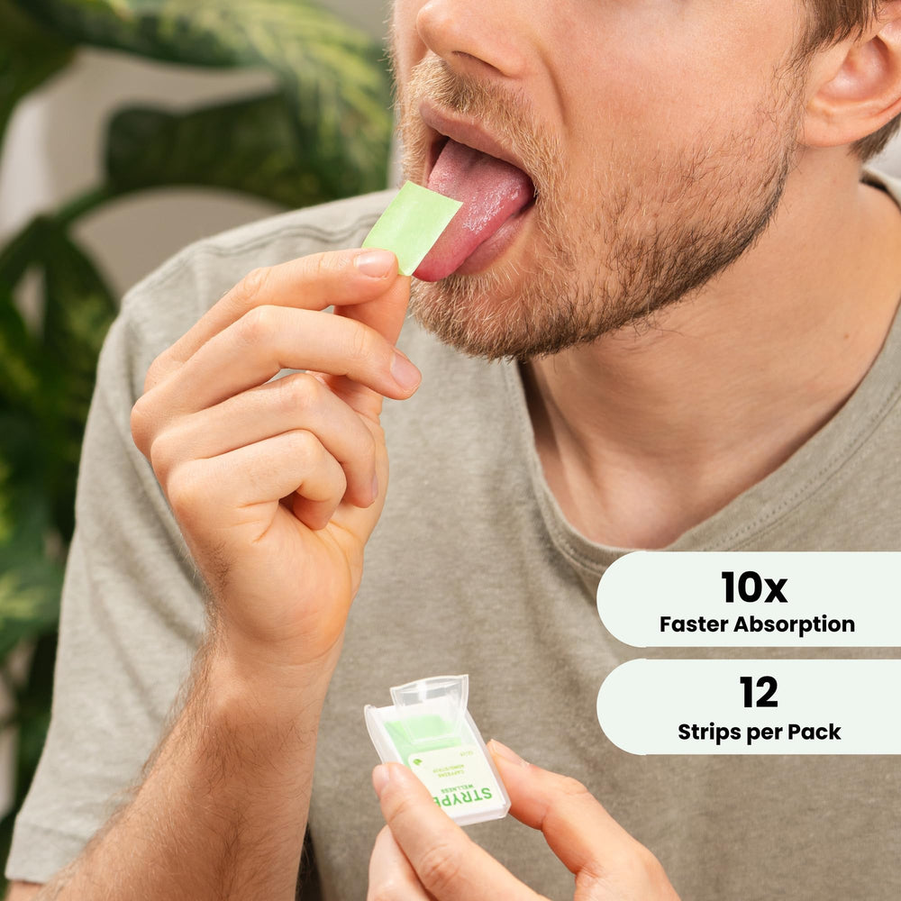 ODiSTRYPE dosage-flexible strips enabling customizable caffeine intake