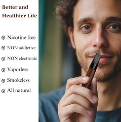 OFAK travel-friendly inhaler design shown for on-the-go use