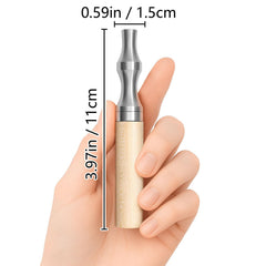 OFAK inhaler held in hand demonstrates discreet, non-electric use.