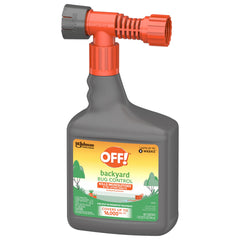 OFF! Hose-end sprayer with fan and stream settings for targeted or wide-area spraying.
