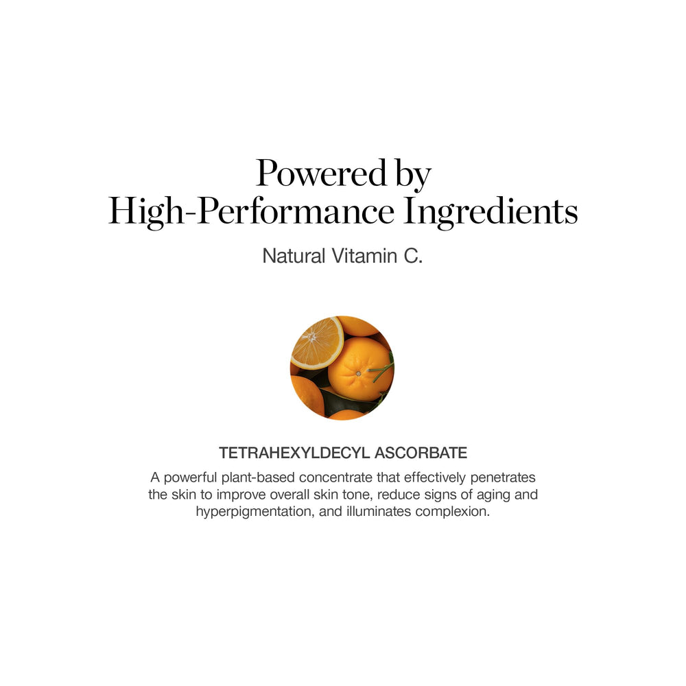 Ogee Vitamin C THDA 20% Elixir texture closeup shows silky, fast-absorbing serum.