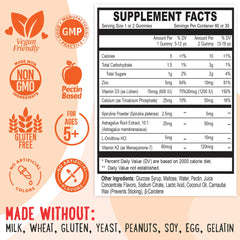 Calcium, D3, and K2 trio highlighted in OH MY CHEWY height growth gummies.