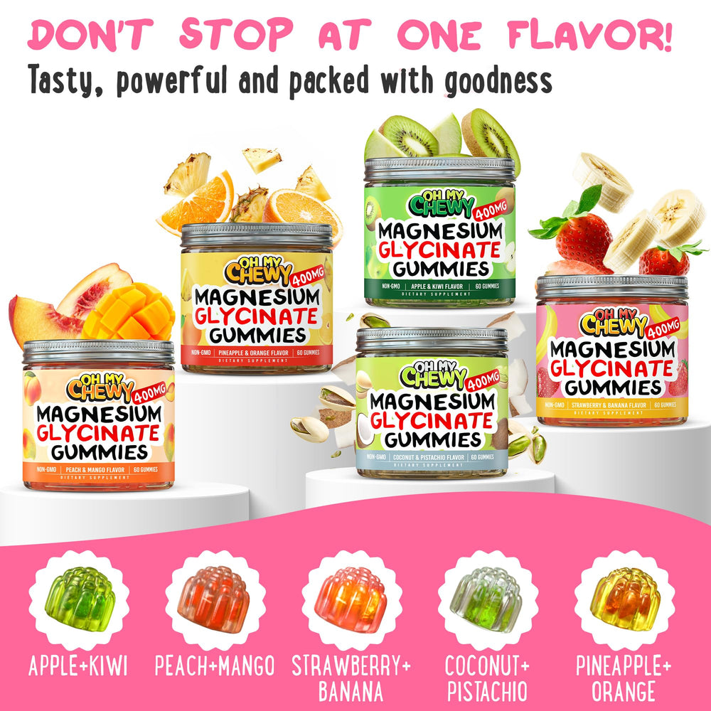 Kid-friendly gummies appealing to teens and adults.
