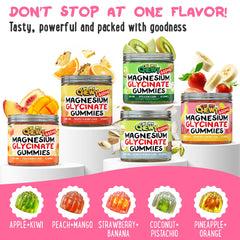 Kid-friendly gummies appealing to teens and adults.