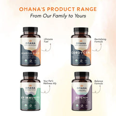 Ohana Agaricus Blazei USA-grown package highlighting origin