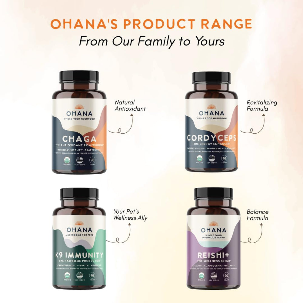 Ohana Cordyceps in shake cup showing convenient daily use