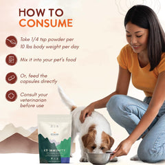 Ohana K9 Immunity label highlights USA-made, non-GMO, gluten-free ingredients