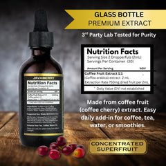OhmYes Javaberry glass bottle label close-up with clean design
