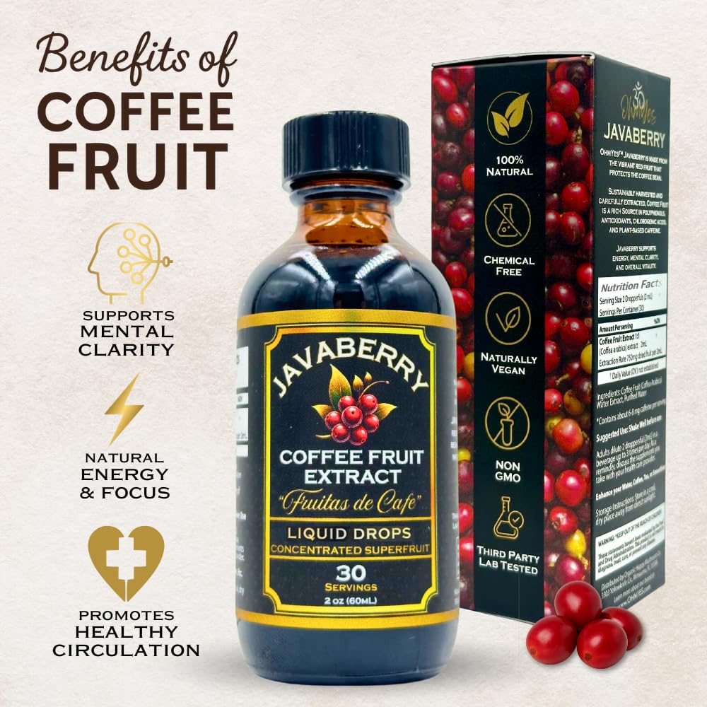 OhmYes Javaberry taste-test image suggesting a smooth, fruity iced coffee.