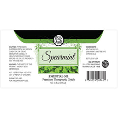 Spearmint essential oil in diffuser scenario for a refreshing aroma