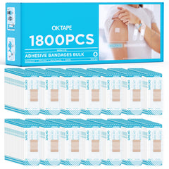OK TAPE bulk 1800 bandages ready for school, workplace, or home first aid.