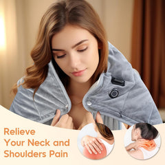 OKK weighted heating pad three heat levels with clear indicators provide personalized comfort