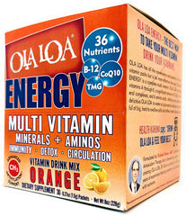 Ola Loa Energy Orange morning routine setup for busy days