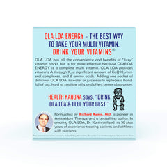 Ola Loa Energy pour dissolves quickly for on-the-go wellness.