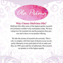 Ola Prima Camphor oil helps keep aroma vibrant over time.