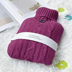 OliviaLiving hot water bottle 2l grid texture safe skin contact