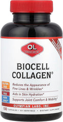 BioCell Collagen II 1500mg capsules in a bottle, potentially supporting joint comfort.