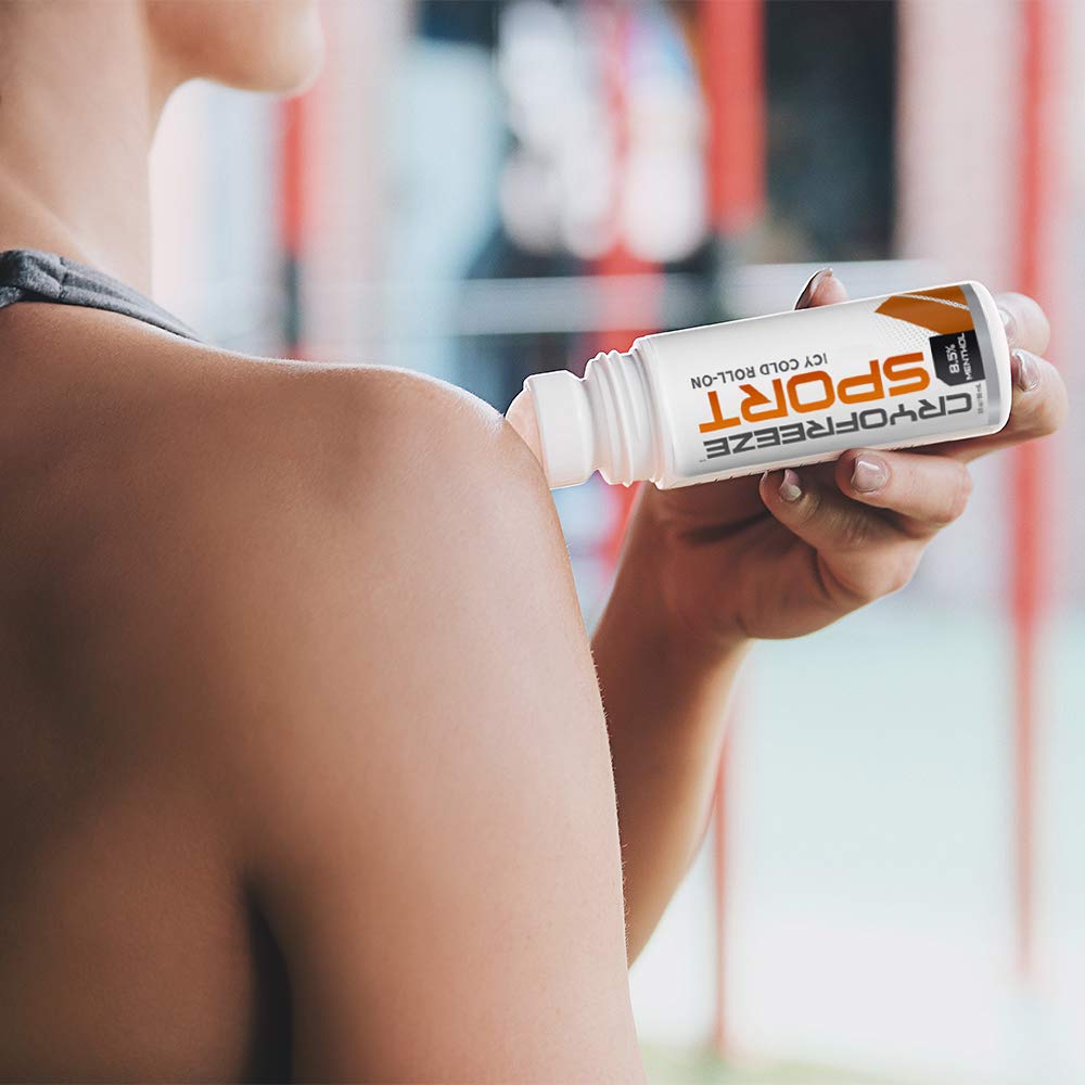 OMAX CryoFreeze Sport three-bottle pack for home and gym.