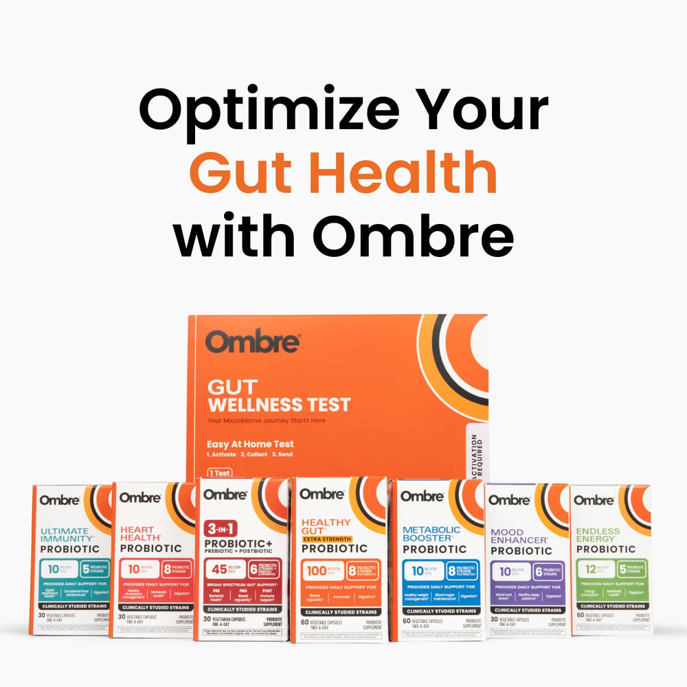 Ombre wellness scene suggesting digestive health, energy, and immune support.