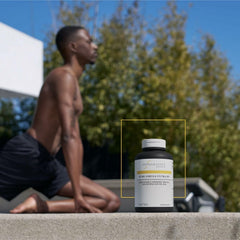 Pouring omega-3 oil demonstrates convenient daily intake.