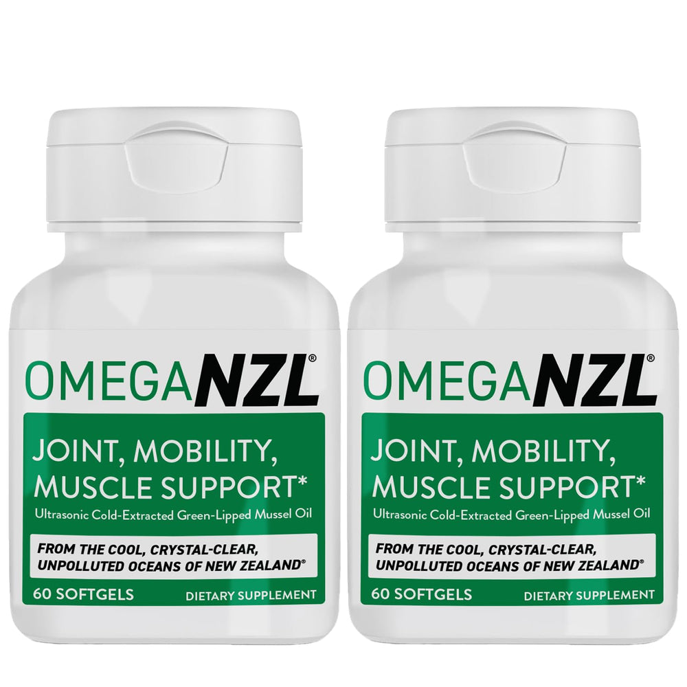 OMEGANZL Original Omega-3 Joint Support bottle for improved joint comfort with green-lipped mussel oil