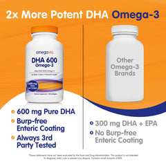 OmegaVia prenatal DHA pills for mom and baby during pregnancy