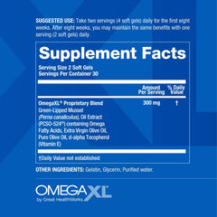 OmegaXL active use after exercise for potential daily wellness