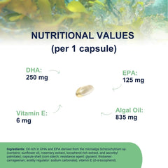 OMEGOR Veg IFOS 5-Star label indicating high purity and concentration