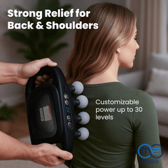 OMEO 16-Head Massage Gun carrying case for portability