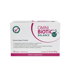 OMNi BiOTiC Balance individual packets for convenient on-the-go use