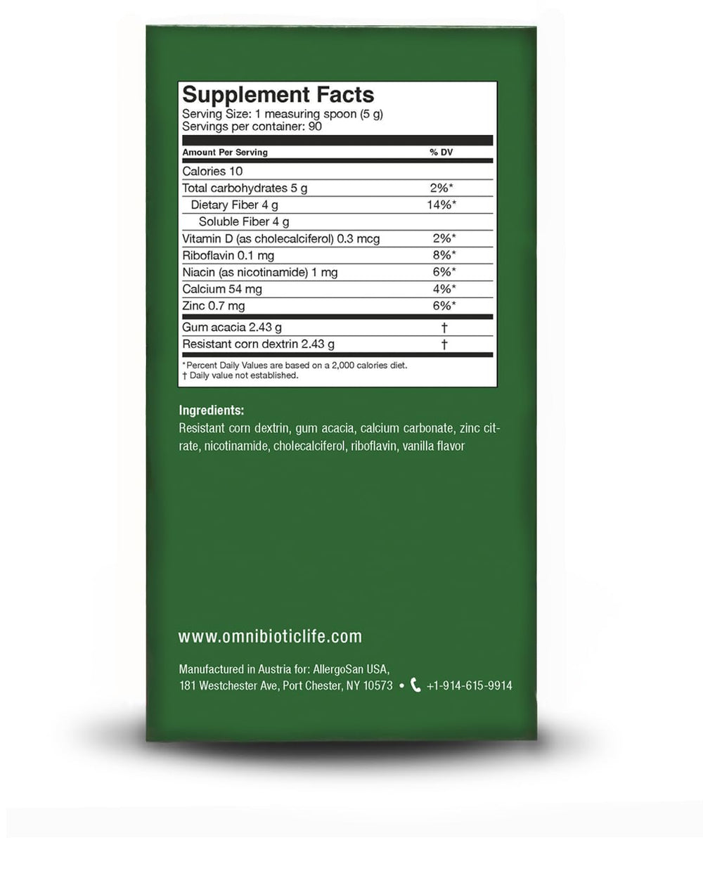 OMNi BiOTiC Omni-Logic Immune vitamin-d-calcium-zinc support for immune resilience