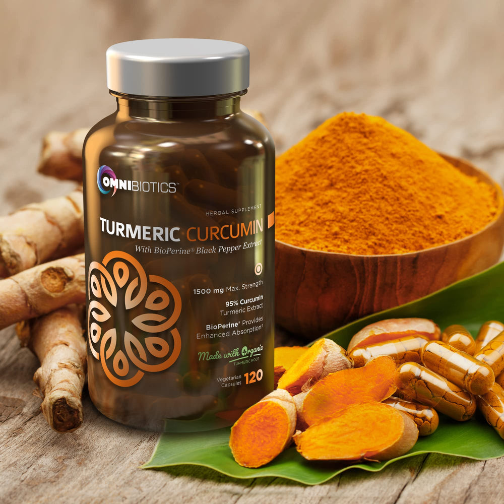 OmniBiotics label detail highlights clean ingredients and 1500 mg potency.
