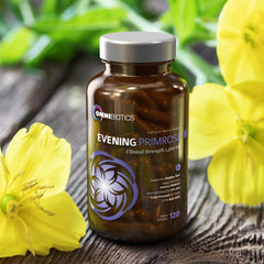 OmniBiotics softgel capsules arranged on a clean surface for daily use