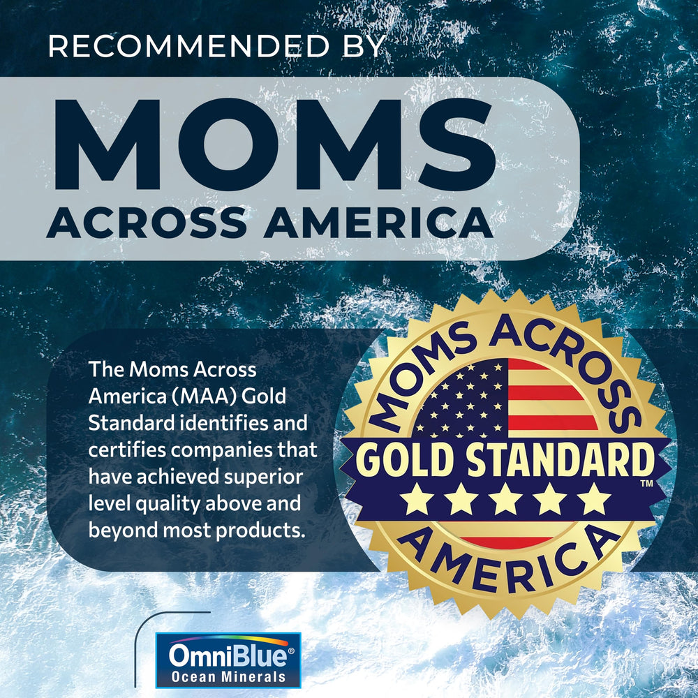 OmniBlue Ocean Minerals 2-pack packaging ready for home use