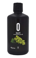 Omnitrition Omni IV liquid concentrate with glucosamine bottle for easy daily vitamin intake