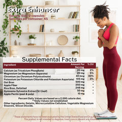 Omnitrition OmniTrim Extra Enhancer pouring from bottle for easy daily use