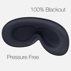 Contoured eye cups in OMNU mask offer pressure-free comfort