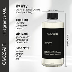 omxsair My Way diffuser in room evokes luxury ambiance and hotel-grade scent.