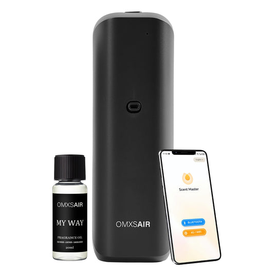 omxsair waterless wall plug in diffuser front view for hotel-grade ambiance