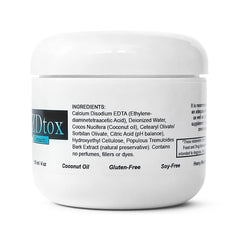 EZDtox cream pump dispenser demonstrates adjustable dosing for tailored detox.