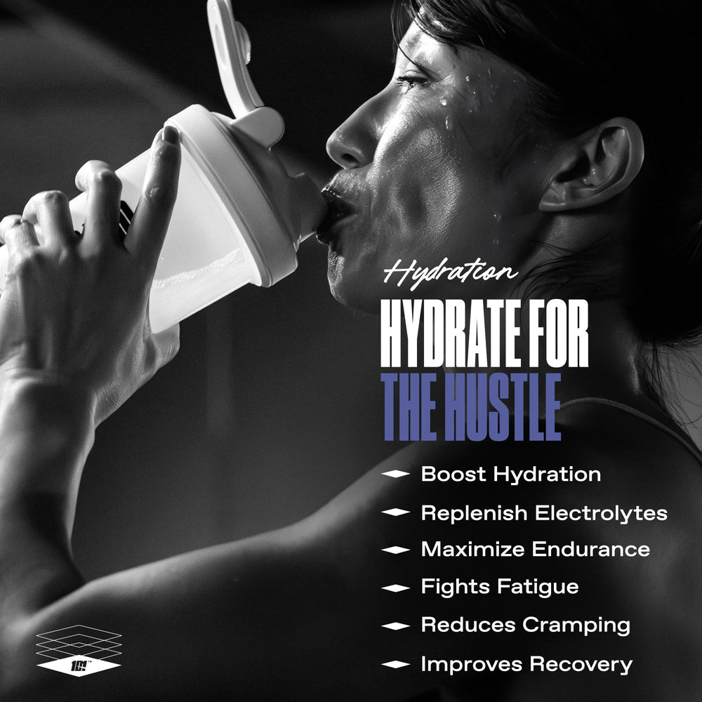 Ingredients close-up for ONE OF ONE Hydration Electrolyte Powder