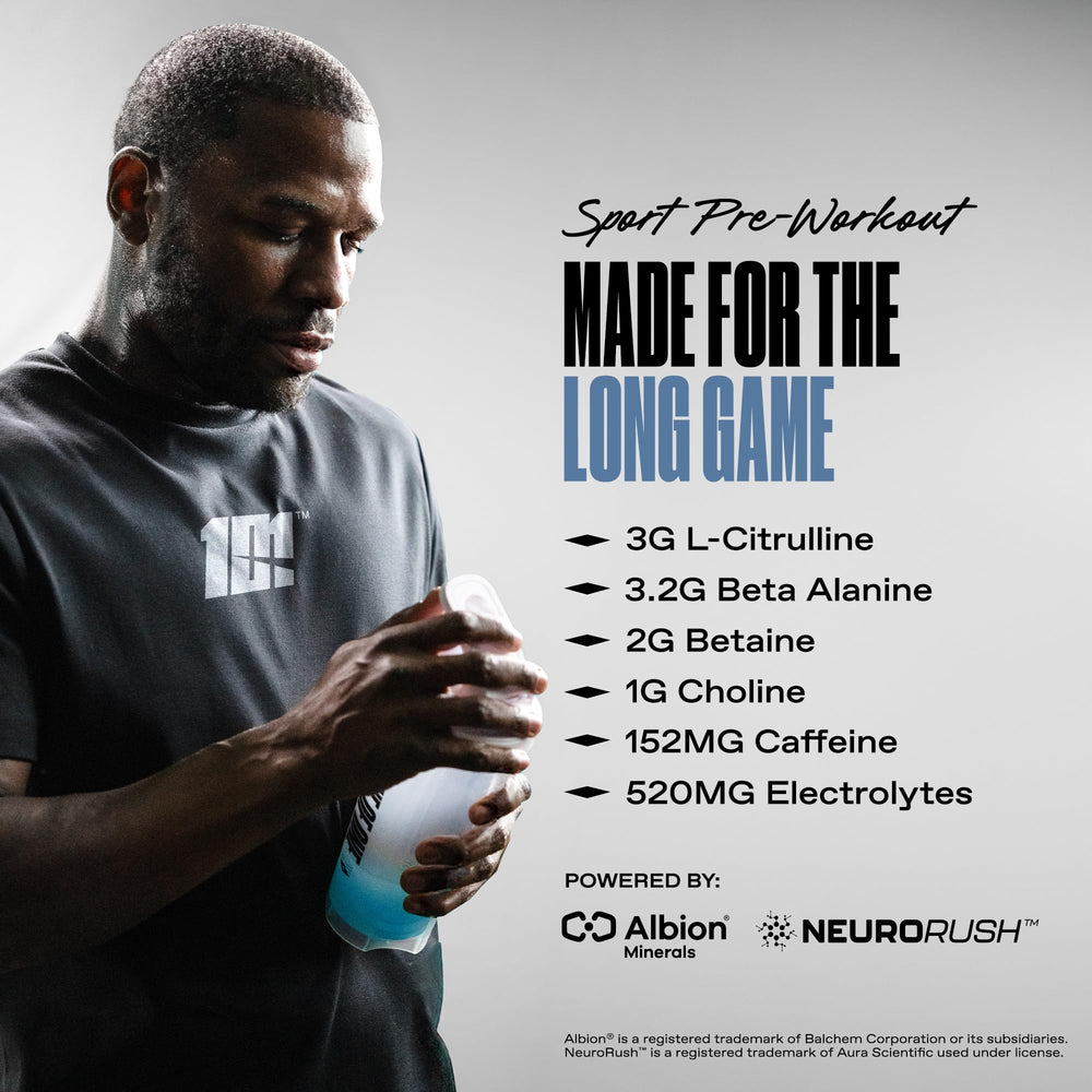 Athlete using ONE OF ONE Sport Pre-Workout during training