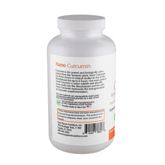 One Planet Nutrition Nano Curcumin label highlights vegan, non-GMO, gluten-free attributes.