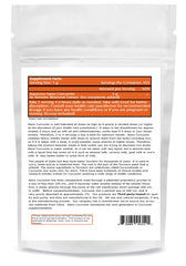 One Planet Nutrition Nano Curcumin powder label close-up highlighting nano size for absorption