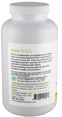 One Planet Nutrition Nano EGCG label with 250 mg per serving.