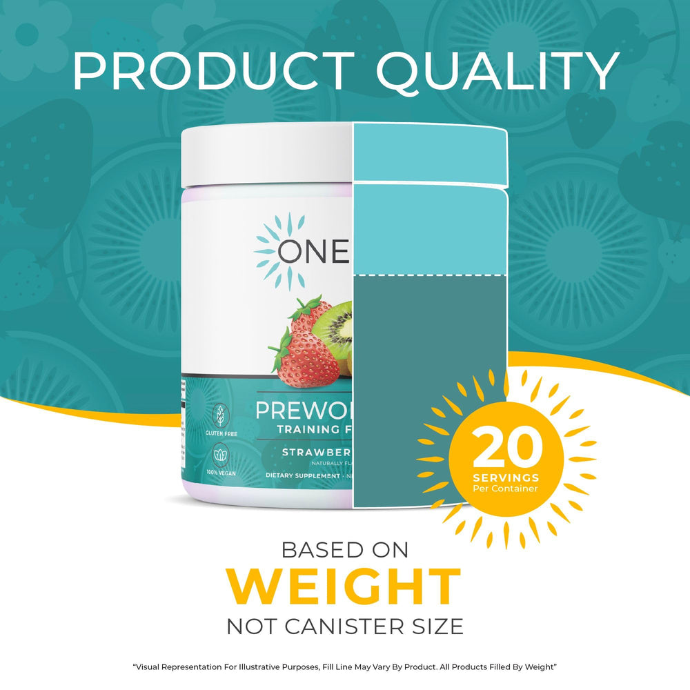 One Sol Strawberry Kiwi flavor visual emphasizes fruity taste for pre-workouts.