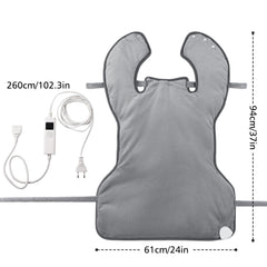 OneAmg heat pad machine-washable after detaching power cord and controller.